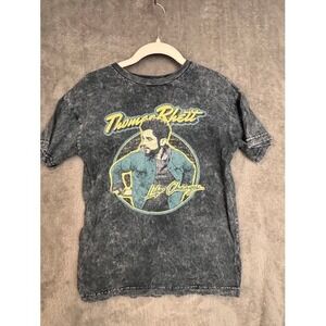 Thomas Rhett Life Changes Tour Graphic T-Shirt Acid Wash Gray Mens Small SM